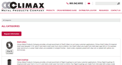 Desktop Screenshot of catalog.climaxmetal.com